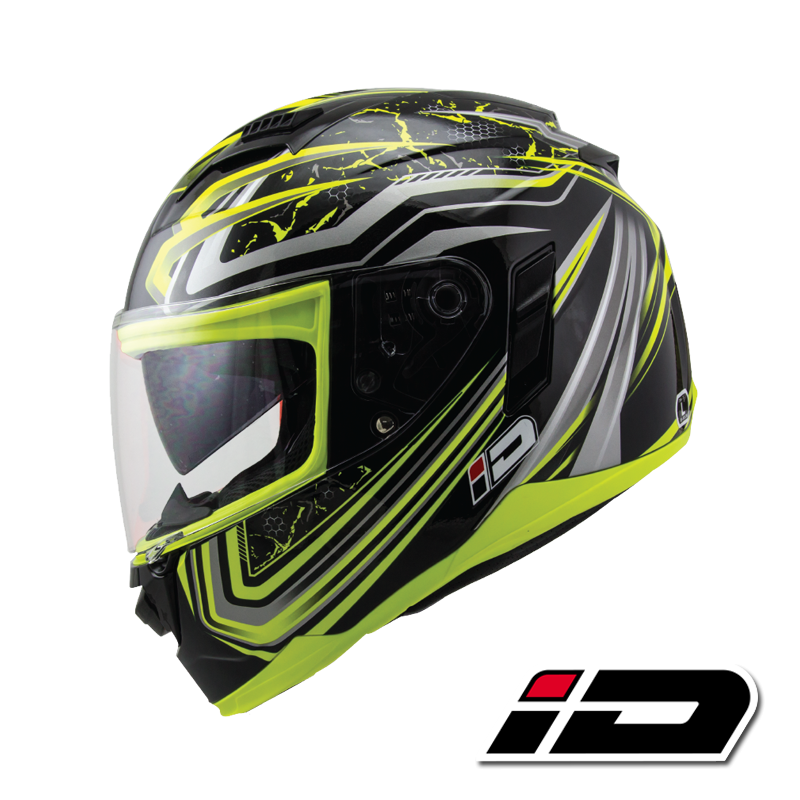 ID HELMET SPYDER D5 BLACK CHROME VISOR